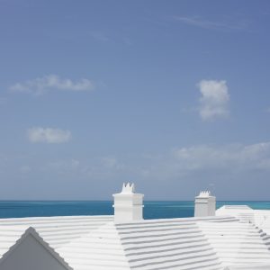 White roofs in Bermuda