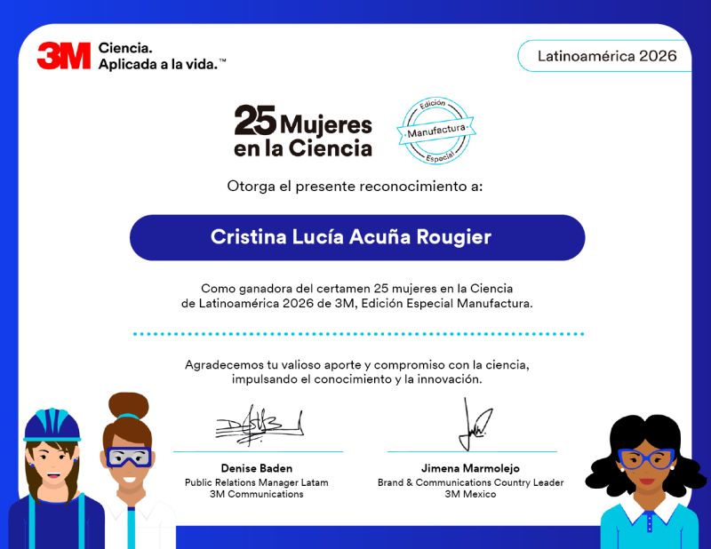 Reconocimiento a Cristina Acuña