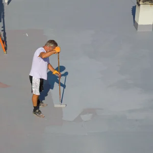 Hormigón pulido pintando con Écoler 3